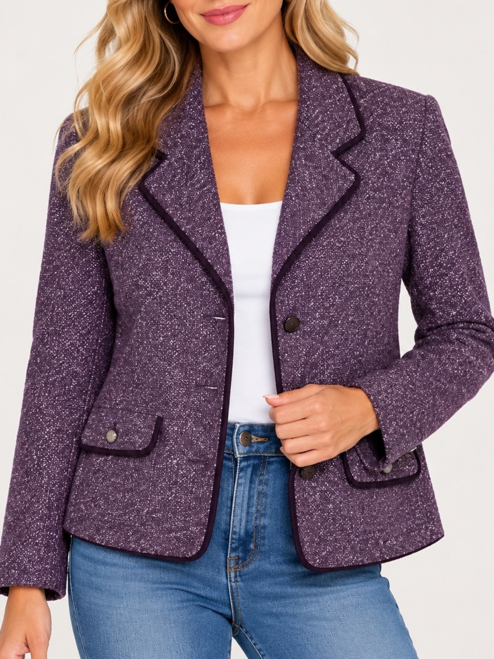 Vintage Sag Harbor Petite Suit Jacket